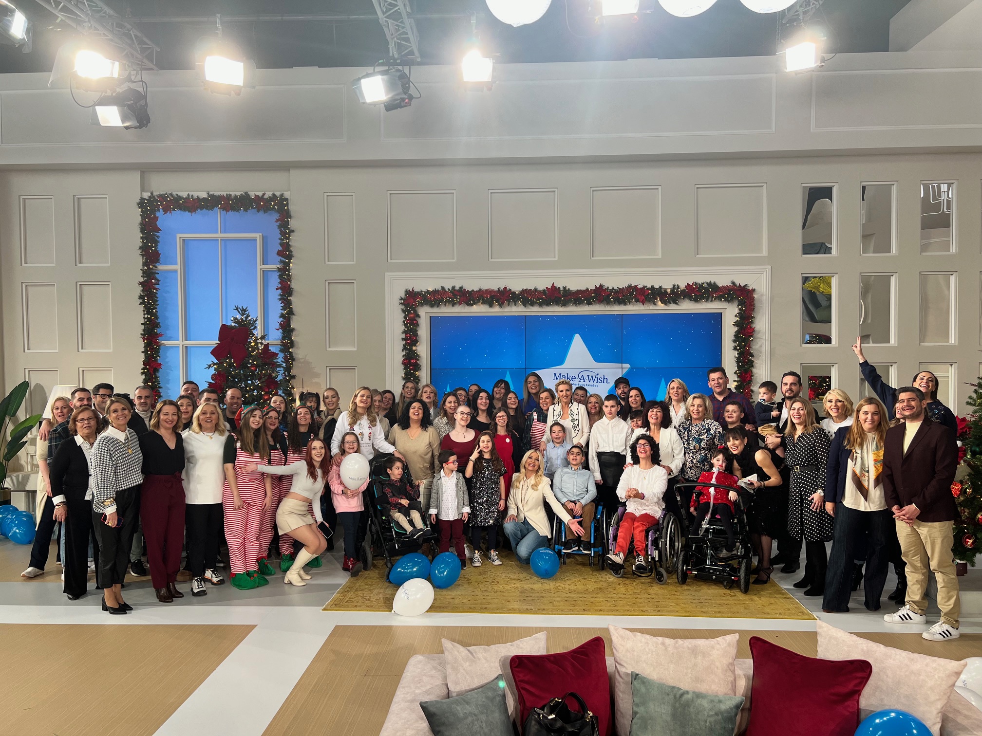 Χριστουγεννιάτικη εκπομπή Make-A-Wish Ελλάδος με τη Φαίη Σκορδά 2023