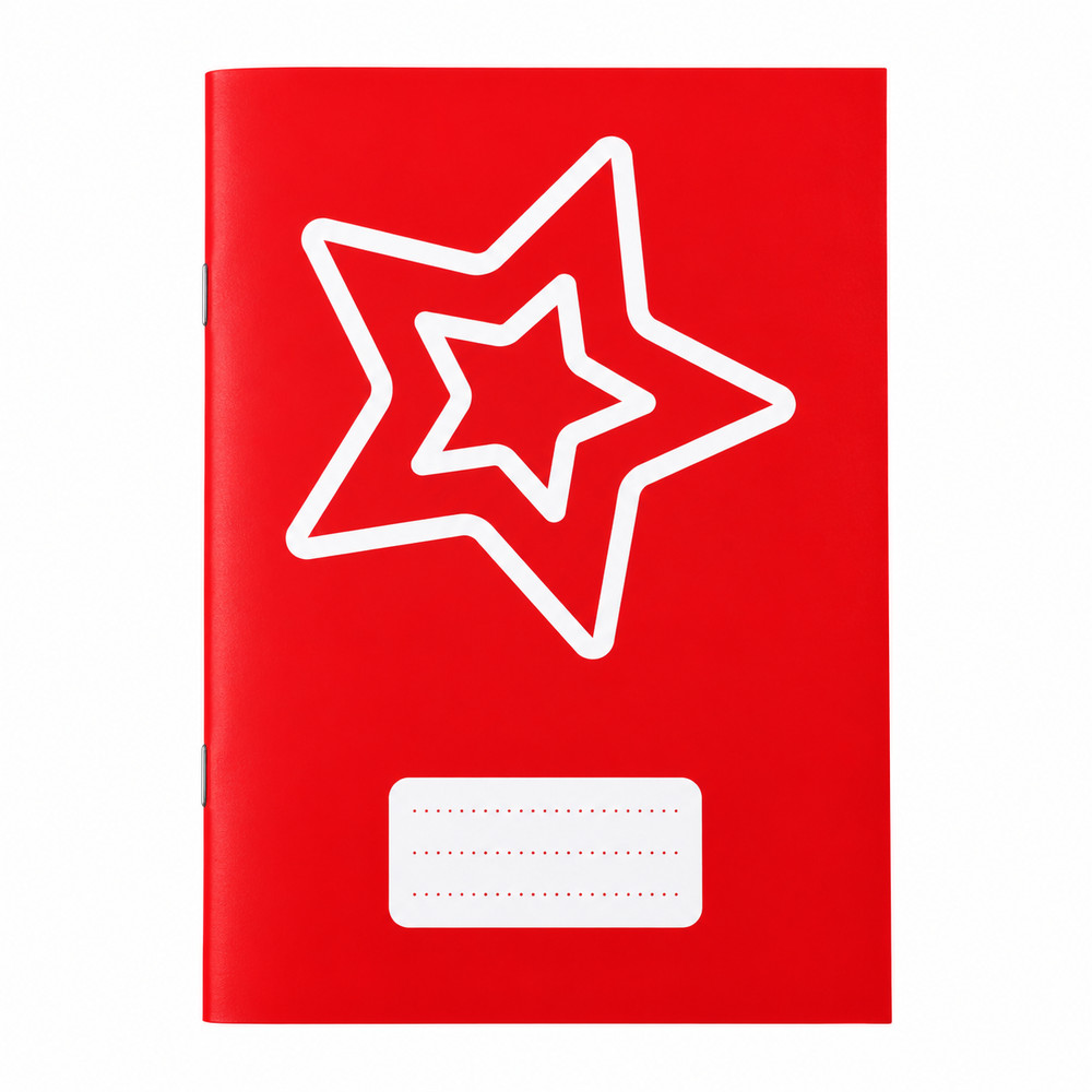 Τετράδιο Star κόκκινο