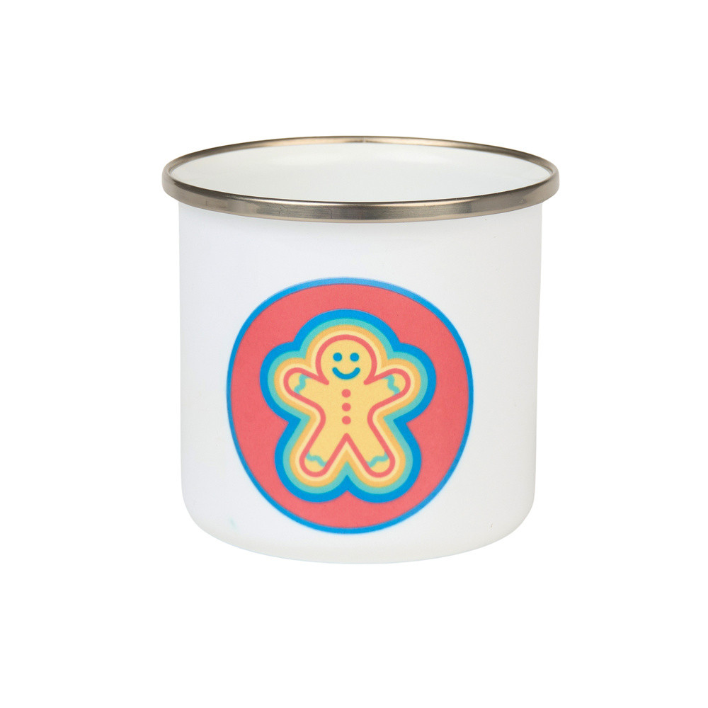 Μεταλλική Χριστουγεννιάτικη Κούπα Gingerbread